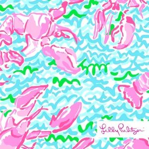 Lilly Pulitzer Handmade Lobstah Roll Scarf